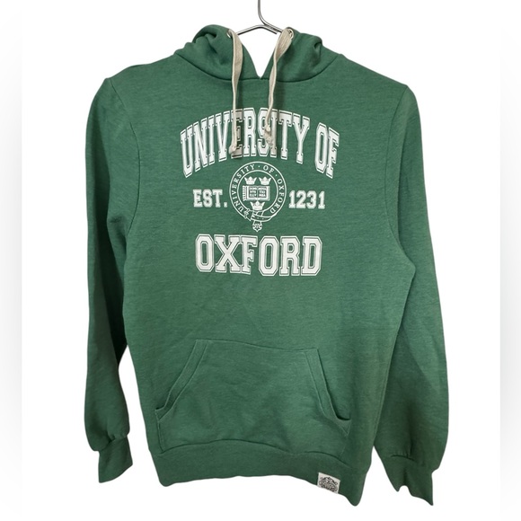 High End University of Oxford Green Thick Official Women’s XS Hoodie MINTY - Picture 1 of 5